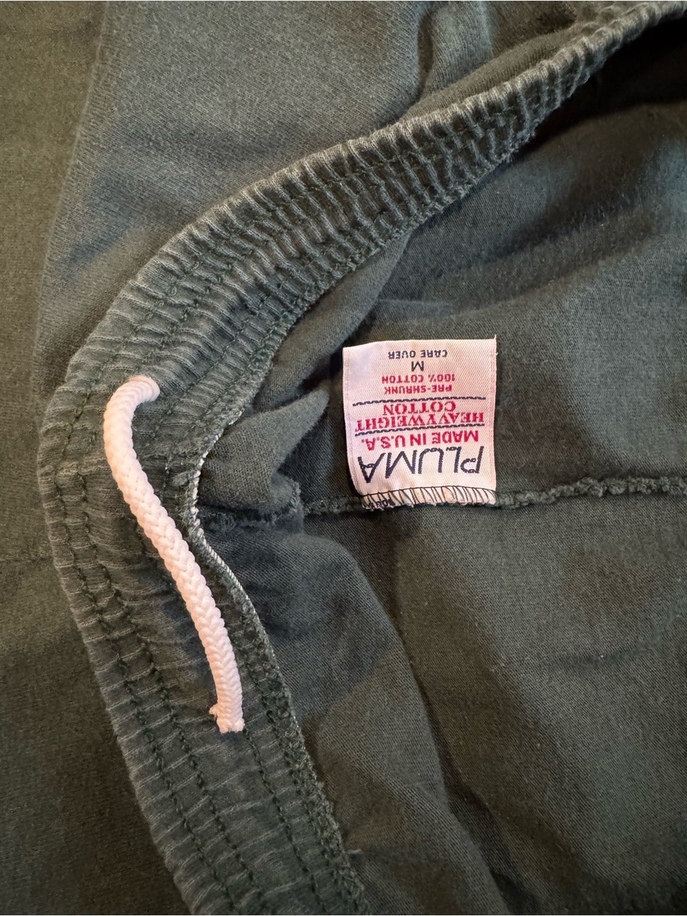 Pluma Vintage Green Sweatpants w/Pockets Size Medium USA Casual 90s - Picture 3 of 8